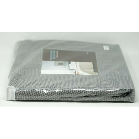 Charcoal TWIN Hudson Park Collection 100/% Cotton Chevron Blanket